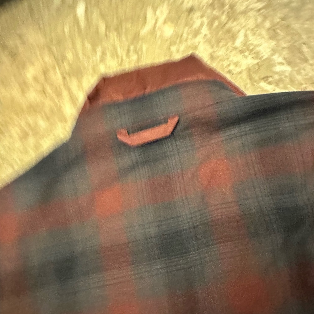 THE NORTH FACE Fort Point Insulated Reversible Flannel Sequoia Red Mens Small - Picture 15 of 15